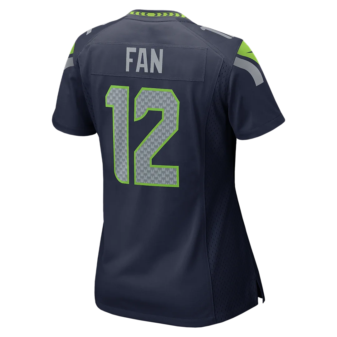 Zennovawear 12s Seattle Seahawks Women's Team Game Jersey - College Navy