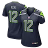 Zennovawear 12s Seattle Seahawks Women's Team Game Jersey - College Navy