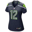 Zennovawear 12s Seattle Seahawks Women's Team Game Jersey - College Navy