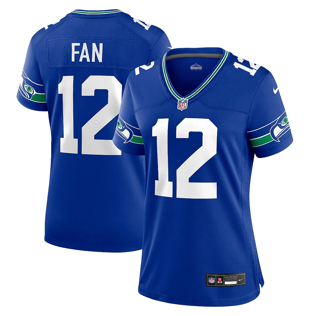 Zennovawear 12s Seattle Seahawks Women's Player Jersey - Royal