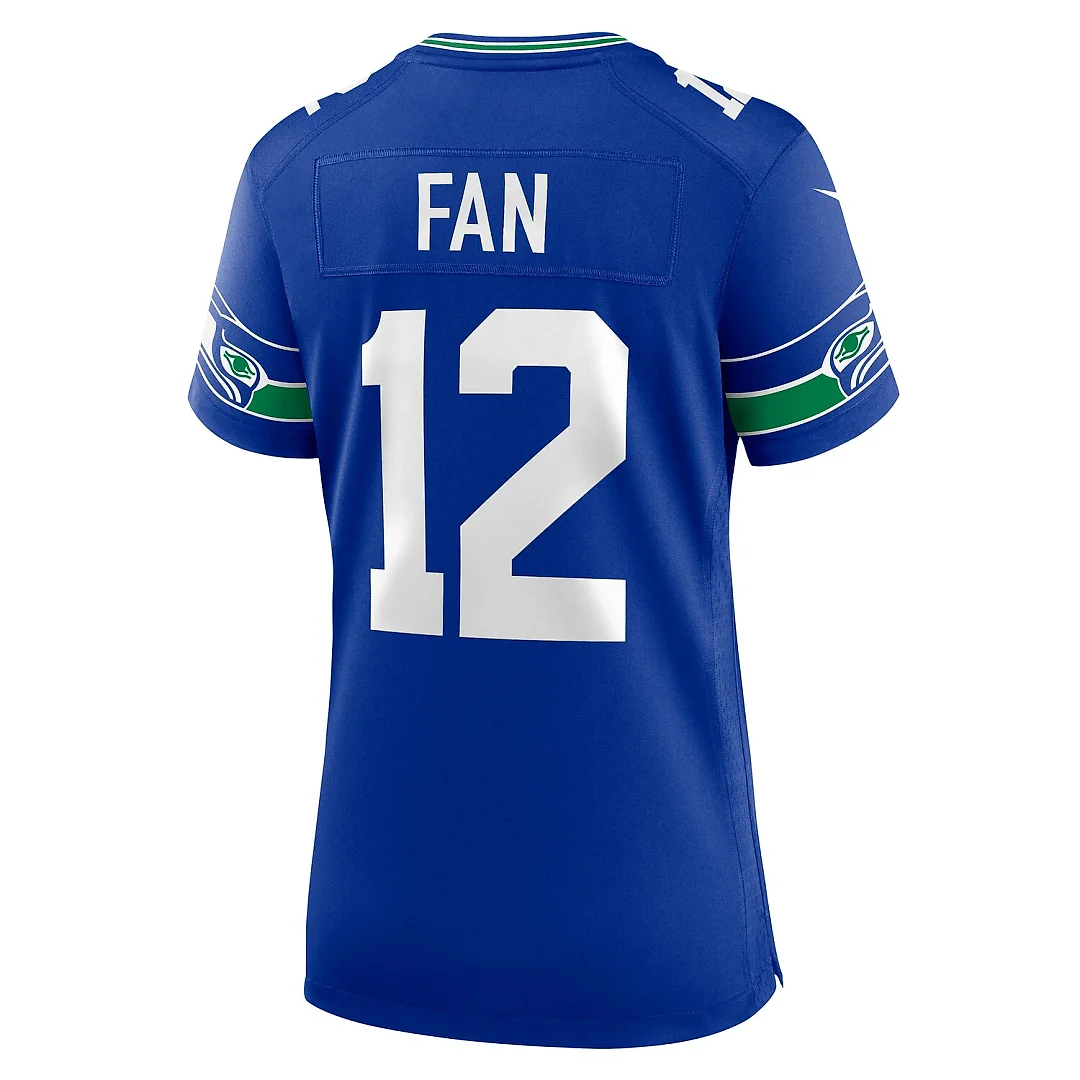 Zennovawear 12s Seattle Seahawks Women's Player Jersey - Royal