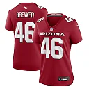 Zennovawear Aaron Brewer Arizona Cardinals Women's Game Jersey - Cardinal