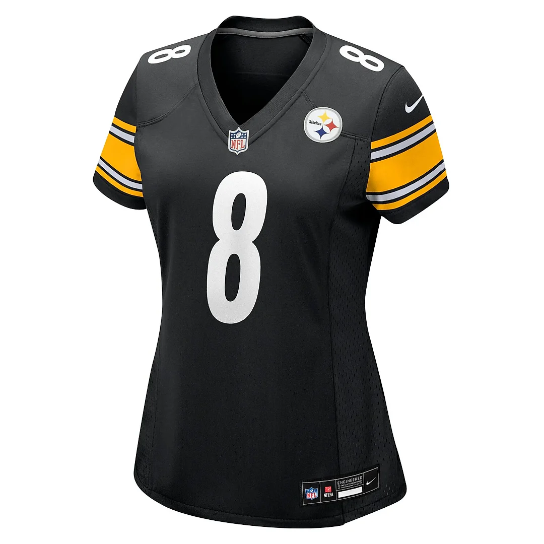 Zennovawear Aaron Rodgers Pittsburgh Steelers Women's Game Jersey - Black