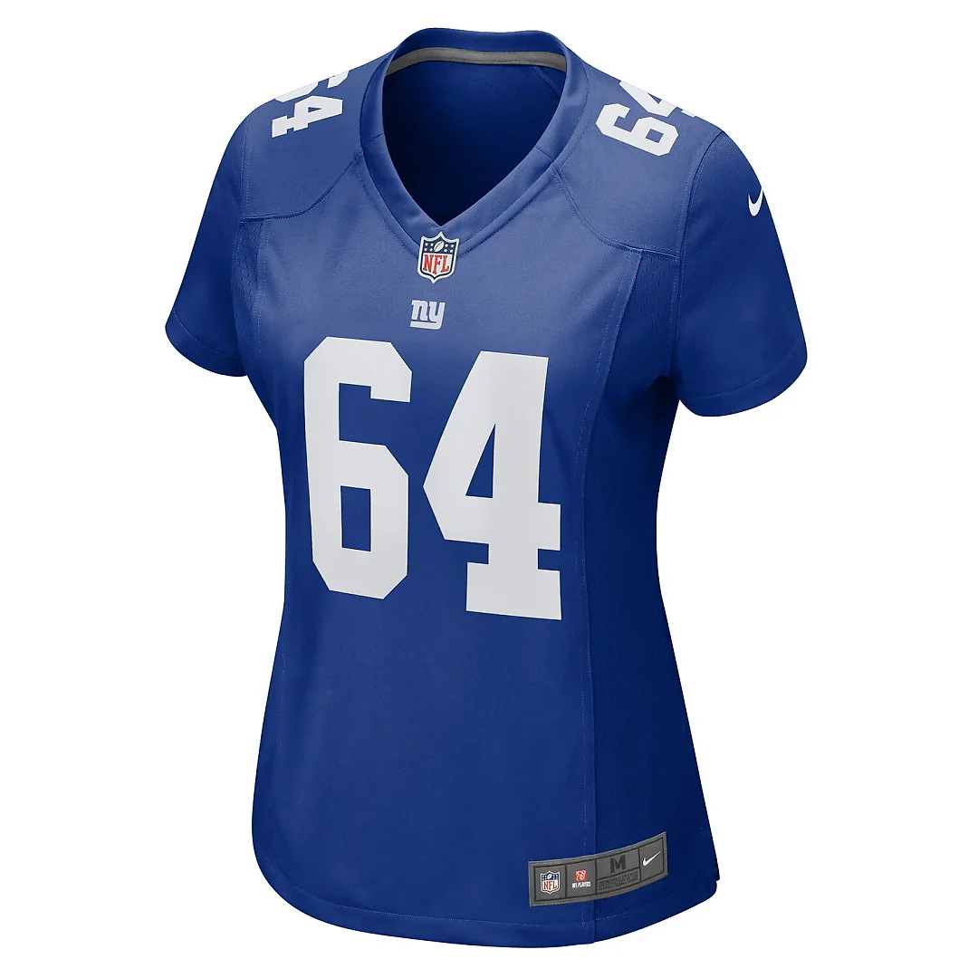 Zennovawear Aaron Stinnie New York Giants Women's Game Jersey - Royal