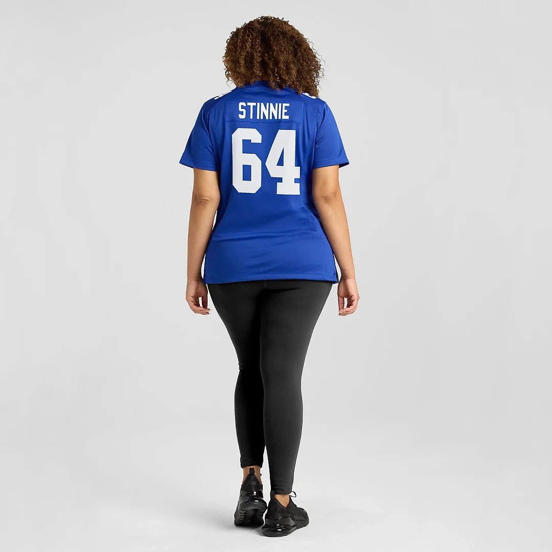 Zennovawear Aaron Stinnie New York Giants Women's Game Jersey - Royal