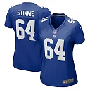 Zennovawear Aaron Stinnie New York Giants Women's Game Jersey - Royal