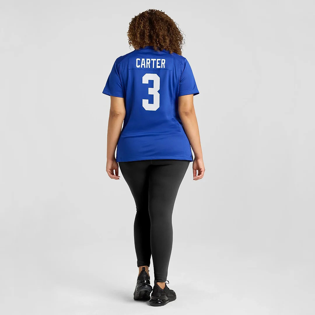 Zennovawear Abdul Carter New York Giants Women's Team Game Jersey - Royal
