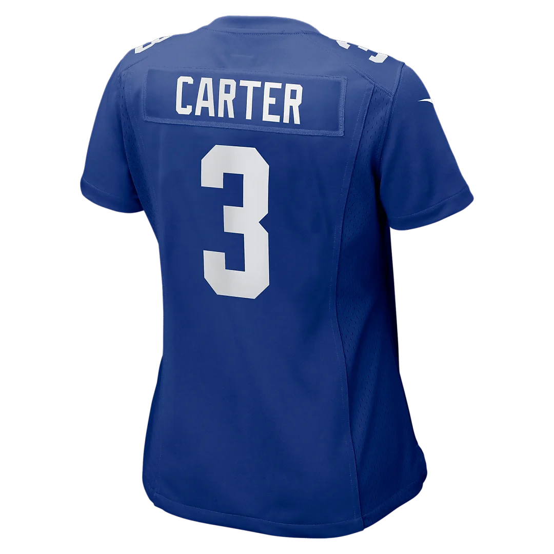 Zennovawear Abdul Carter New York Giants Women's Team Game Jersey - Royal
