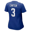 Zennovawear Abdul Carter New York Giants Women's Team Game Jersey - Royal