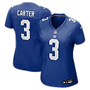 Zennovawear Abdul Carter New York Giants Women's Team Game Jersey - Royal
