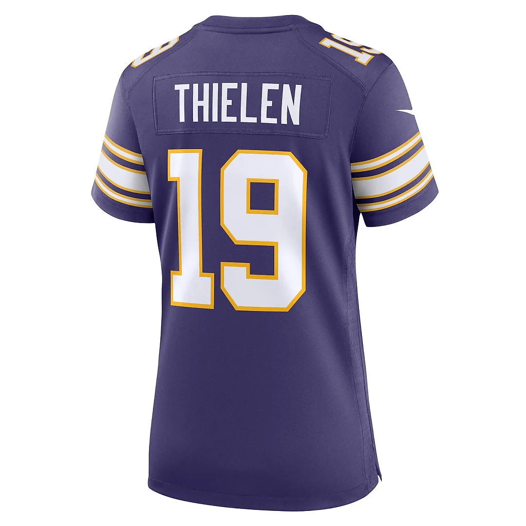 Zennovawear Adam Thielen Minnesota Vikings Women's Alternate Player Jersey - Purple