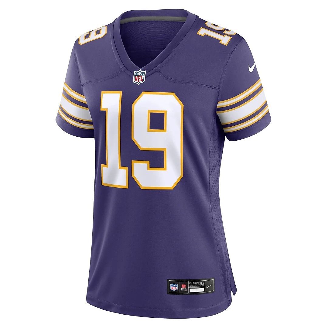 Zennovawear Adam Thielen Minnesota Vikings Women's Alternate Player Jersey - Purple