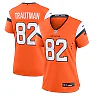 Zennovawear Adam Trautman Denver Broncos Women's Team Game Jersey - Orange