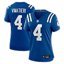 Zennovawear Adam Vinatieri Indianapolis Colts Women's Team Retired Game Jersey - Royal