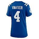Zennovawear Adam Vinatieri Indianapolis Colts Women's Team Retired Game Jersey - Royal