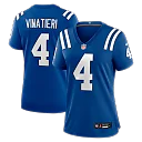 Zennovawear Adam Vinatieri Indianapolis Colts Women's Team Retired Game Jersey - Royal