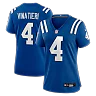 Zennovawear Adam Vinatieri Indianapolis Colts Women's Team Retired Game Jersey - Royal
