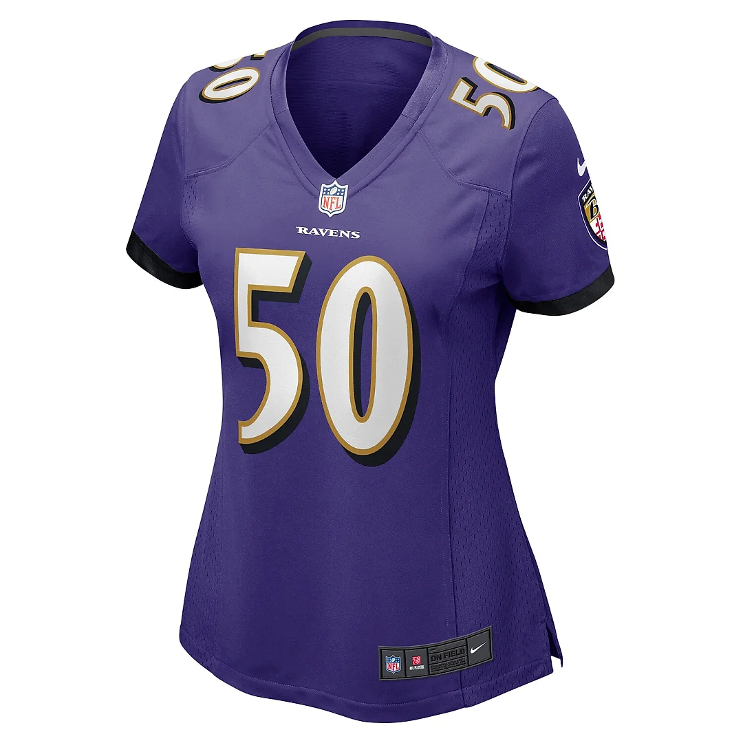Zennovawear Adisa Isaac Baltimore Ravens Women's Game Jersey - Purple