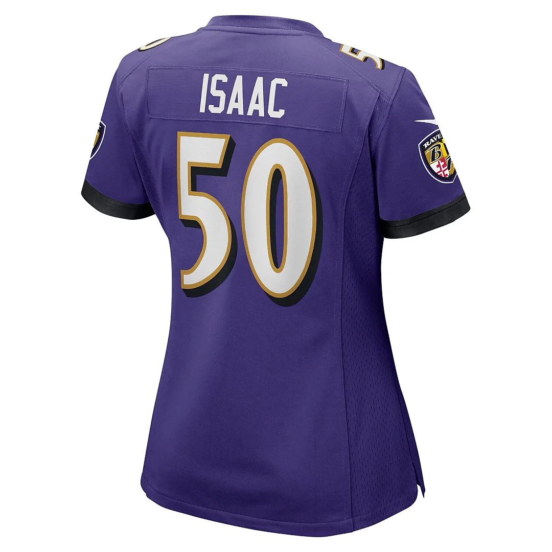Zennovawear Adisa Isaac Baltimore Ravens Women's Game Jersey - Purple
