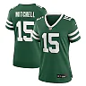 Zennovawear Adonai Mitchell New York Jets Women's Team Game Jersey - Legacy Green