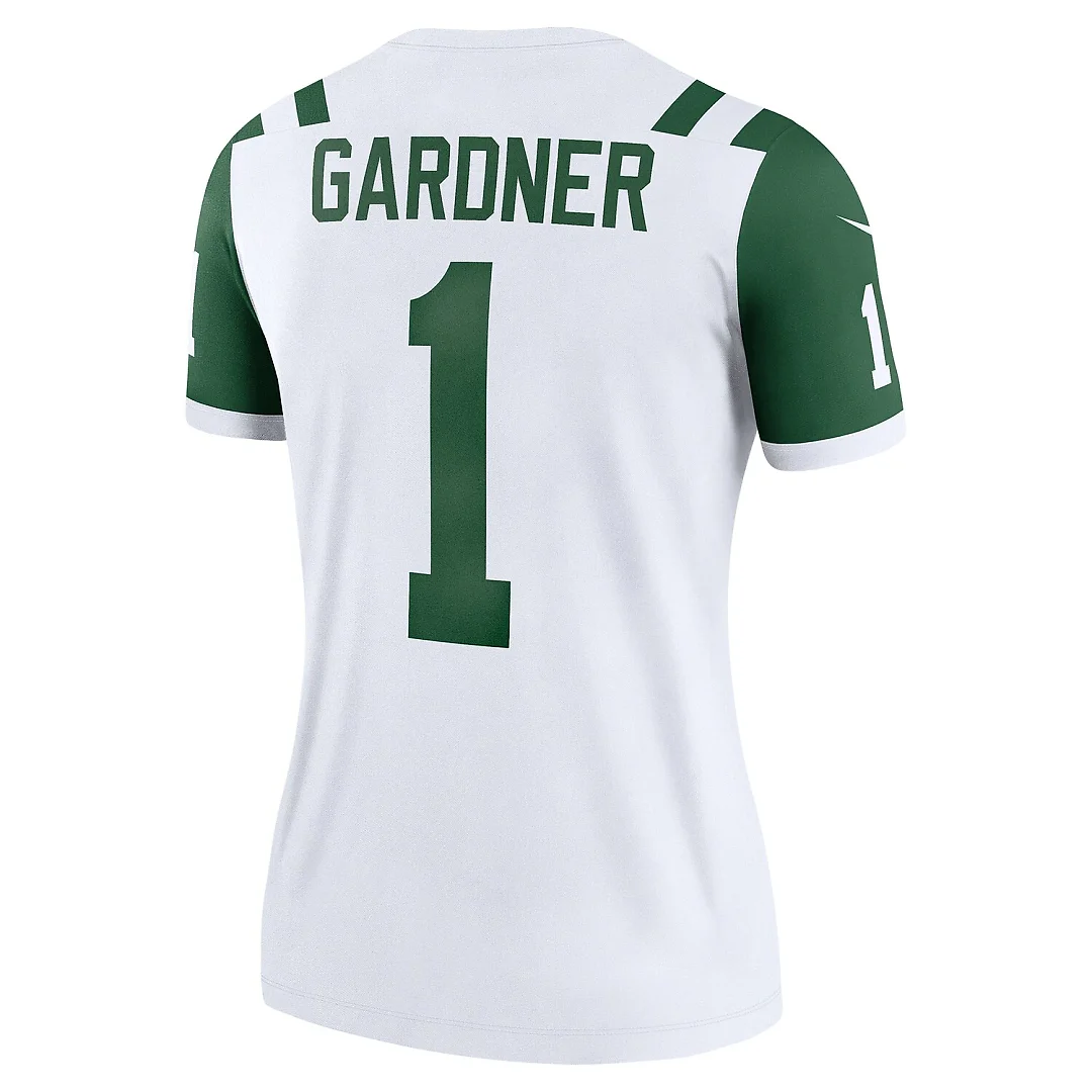 Zennovawear Ahmad Sauce Gardner New York Jets Women's Alternate Legend Player Performance Top - Classic Alternate White