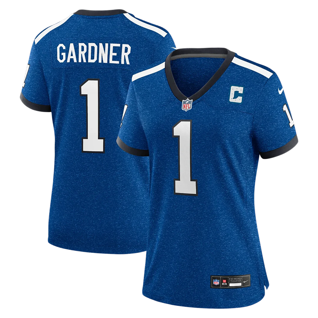 Zennovawear Ahmad Sauce Gardner Indianapolis Colts Women's Alternate 2 Indiana Nights Game Jersey - Heather Royal