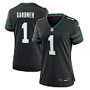 Zennovawear Ahmad Sauce Gardner New York Jets Women's Alternate Game Jersey - Legacy Black
