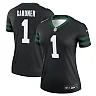 Zennovawear Ahmad Sauce Gardner New York Jets Women's Alternate Legend Player Performance Top - Legacy Black