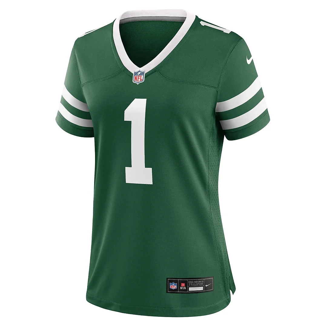 Zennovawear Ahmad Sauce Gardner New York Jets Women's Game Jersey - Legacy Green