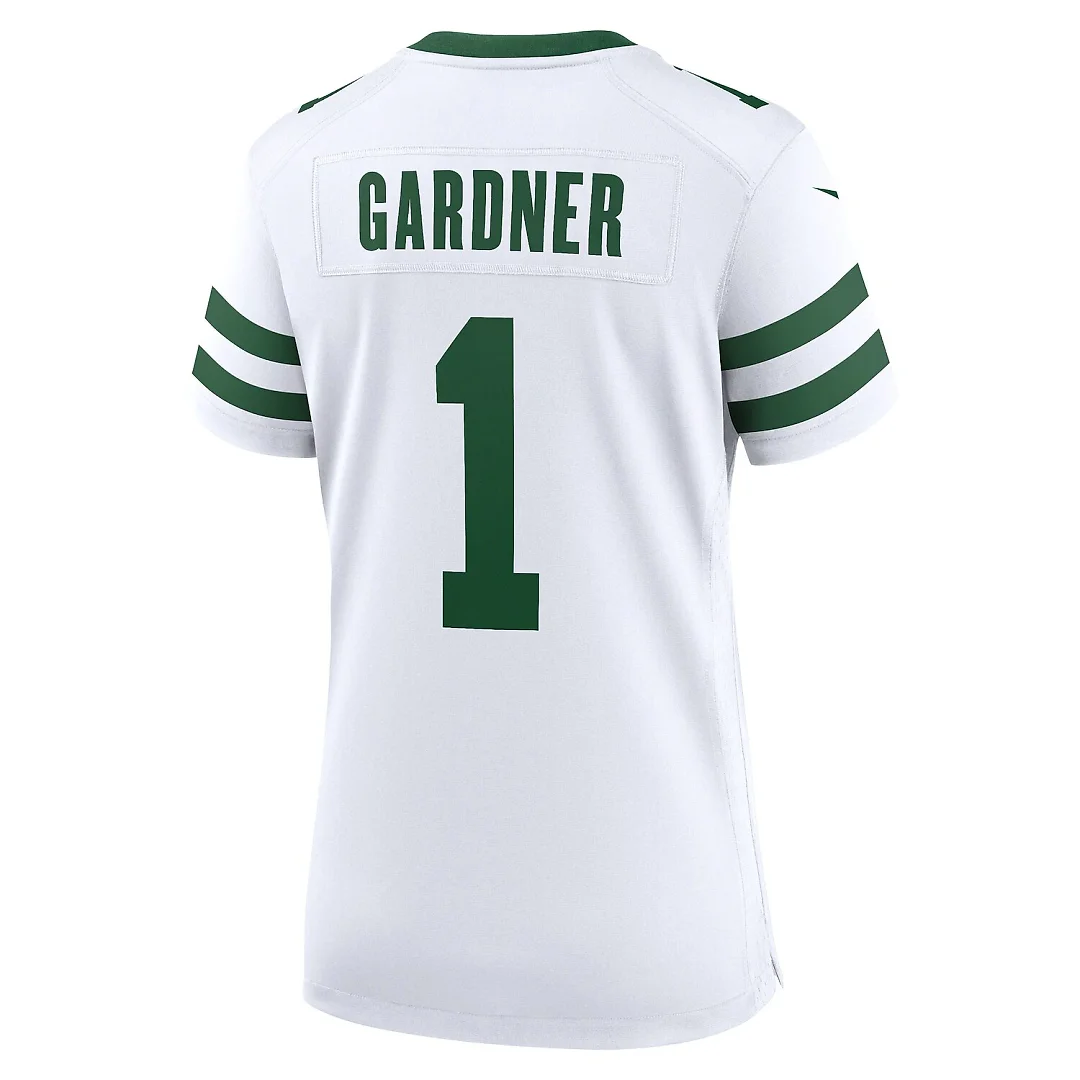 Zennovawear Ahmad Sauce Gardner New York Jets Women's Game Jersey - Legacy White