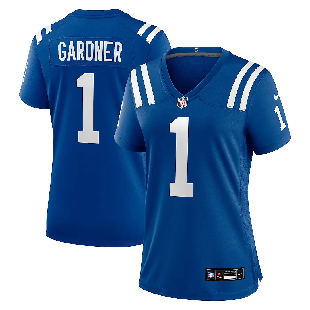 Zennovawear Ahmad Sauce Gardner Indianapolis Colts Women's Team Game Jersey - Royal