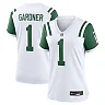 Zennovawear Ahmad Sauce Gardner New York Jets Women's Classic Alternate Game Jersey - White
