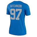 Zennovawear Aidan Hutchinson Detroit Lions Women's Alternate Legend Player Performance Top - Blue