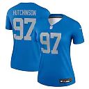 Zennovawear Aidan Hutchinson Detroit Lions Women's Alternate Legend Player Performance Top - Blue