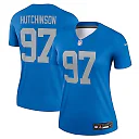 Zennovawear Aidan Hutchinson Detroit Lions Women's Alternate Legend Player Performance Top - Blue
