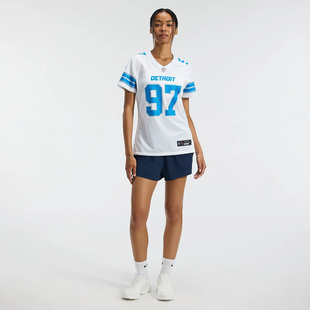 Zennovawear Aidan Hutchinson Detroit Lions Women's Game Jersey - White