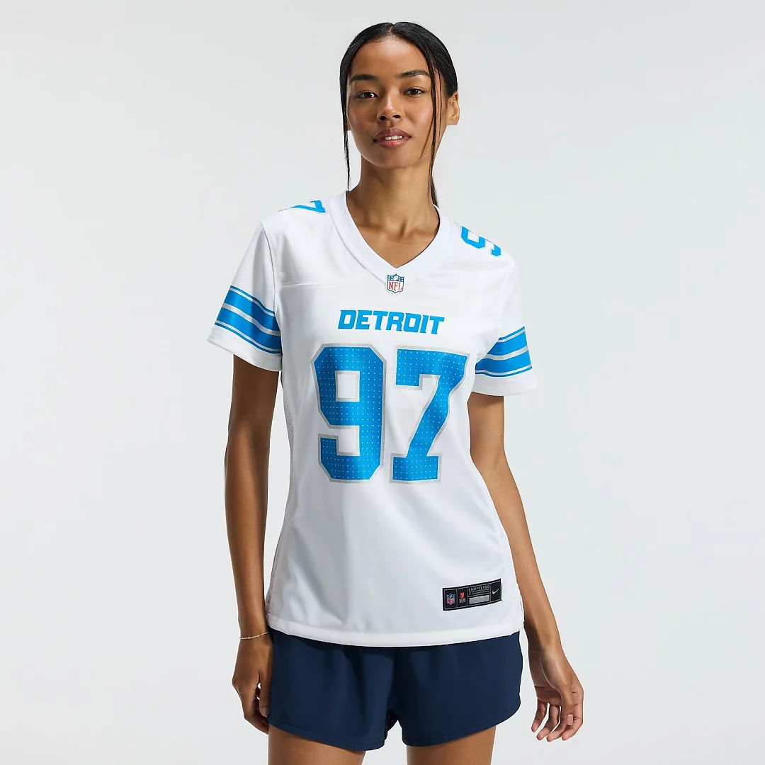Zennovawear Aidan Hutchinson Detroit Lions Women's Game Jersey - White