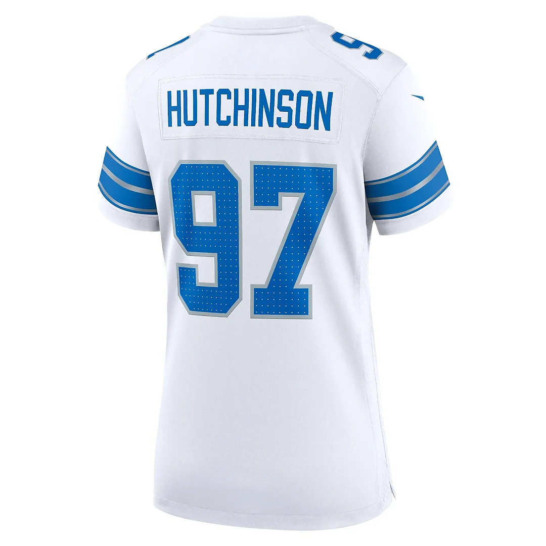 Zennovawear Aidan Hutchinson Detroit Lions Women's Game Jersey - White