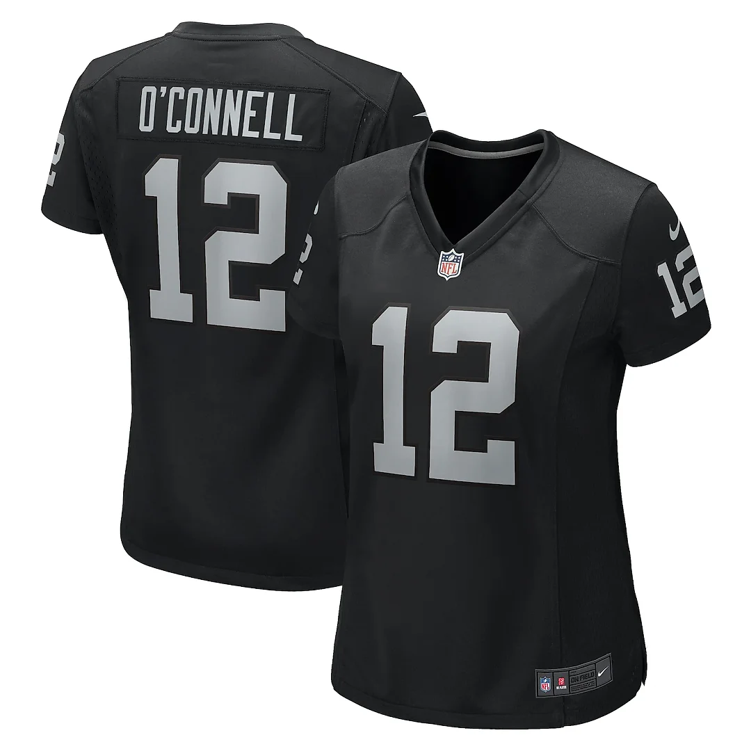 Zennovawear Aidan O'Connell Las Vegas Raiders Women's Game Jersey - Black