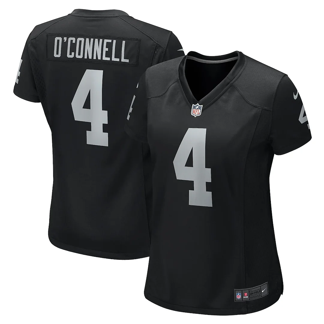 Zennovawear Aidan O'Connell Las Vegas Raiders Women's Game Jersey - Black