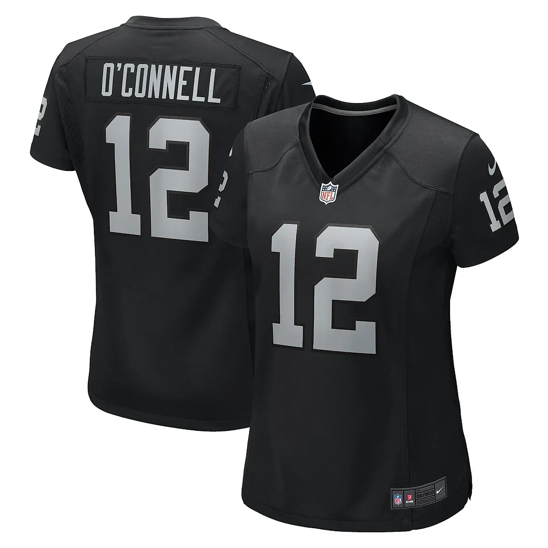Zennovawear Aidan O'Connell Las Vegas Raiders Women's Game Jersey - Black