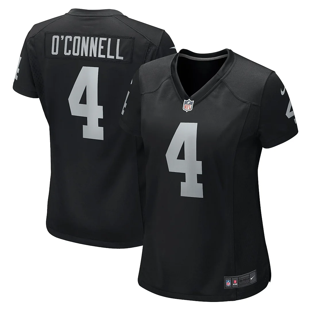 Zennovawear Aidan O'Connell Las Vegas Raiders Women's Game Jersey - Black