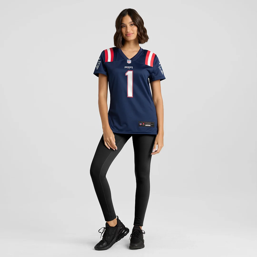 Zennovawear A.J. Brown New England Patriots Women's Game Jersey - Navy
