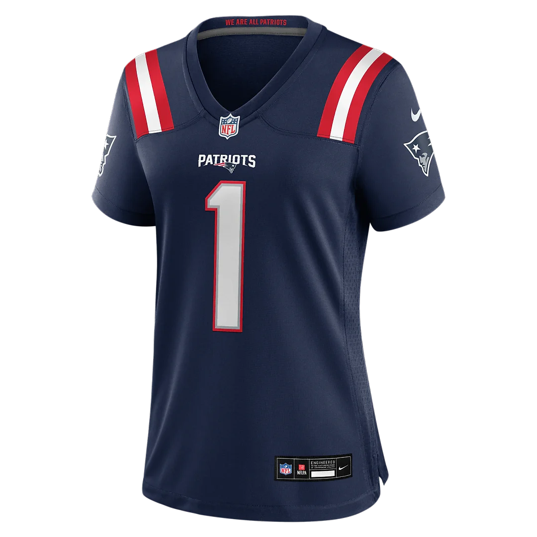Zennovawear A.J. Brown New England Patriots Women's Game Jersey - Navy