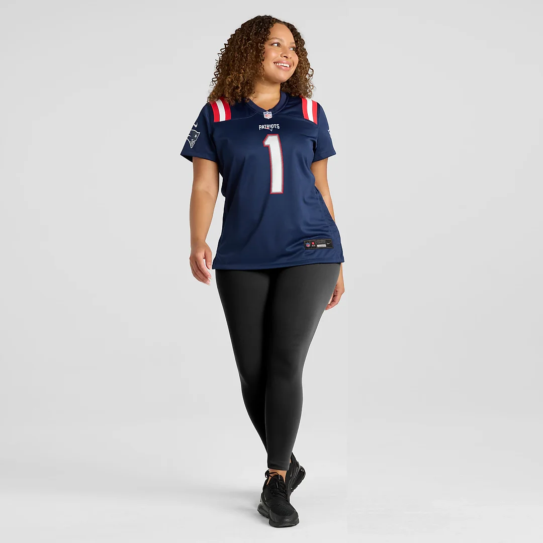 Zennovawear A.J. Brown New England Patriots Women's Game Jersey - Navy