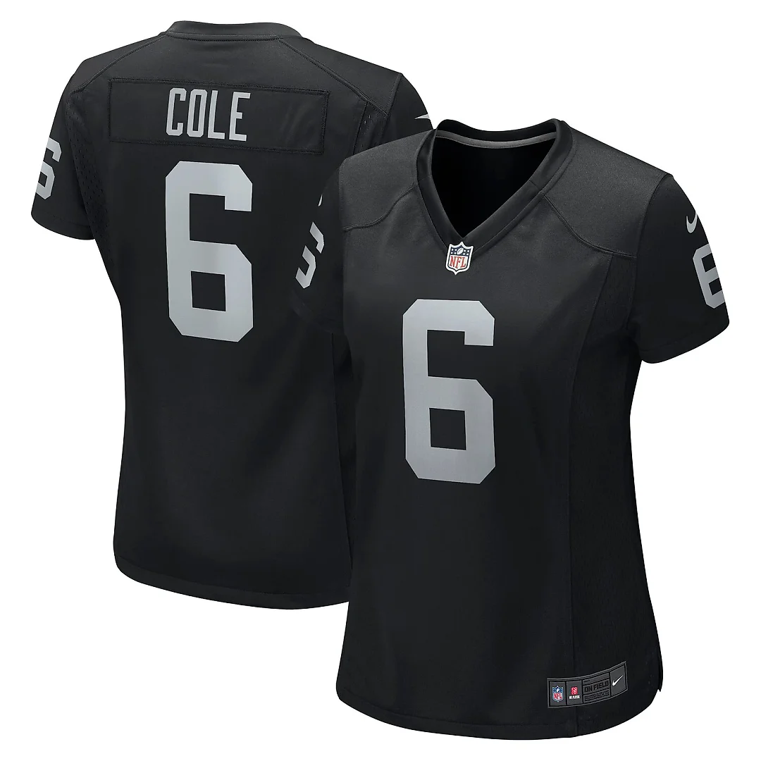 Zennovawear AJ Cole Las Vegas Raiders Women's Game Jersey - Black