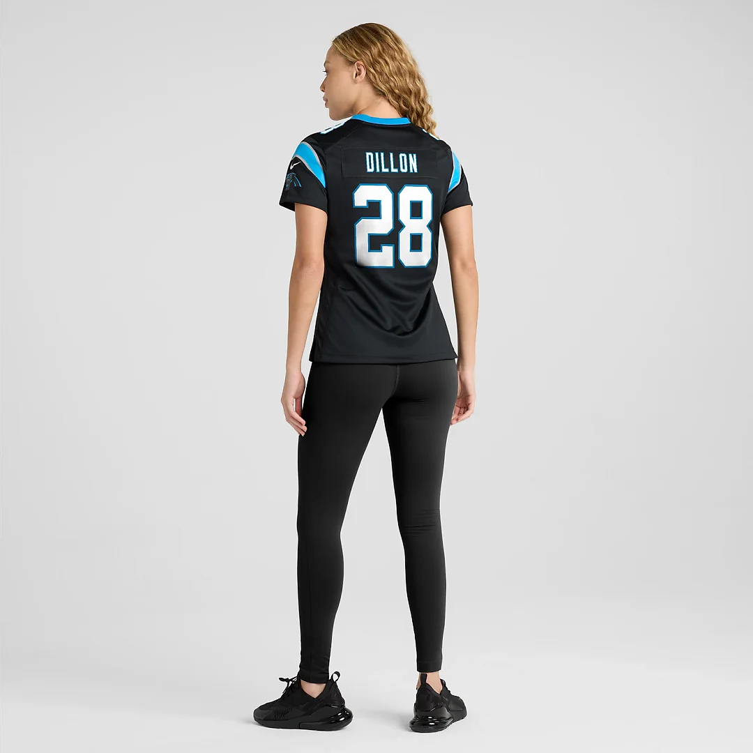 Zennovawear AJ Dillon Carolina Panthers Women's Team Game Jersey - Black