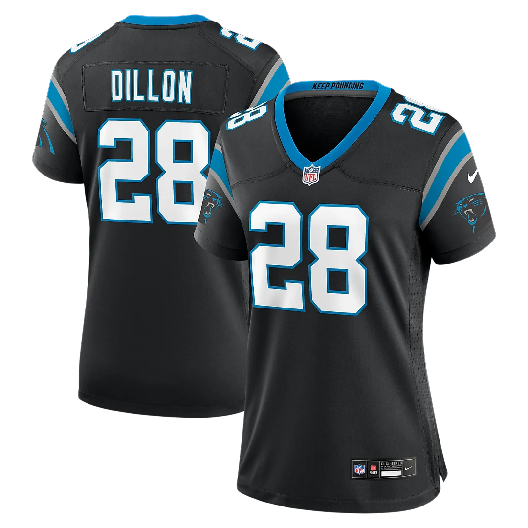 Zennovawear AJ Dillon Carolina Panthers Women's Team Game Jersey - Black