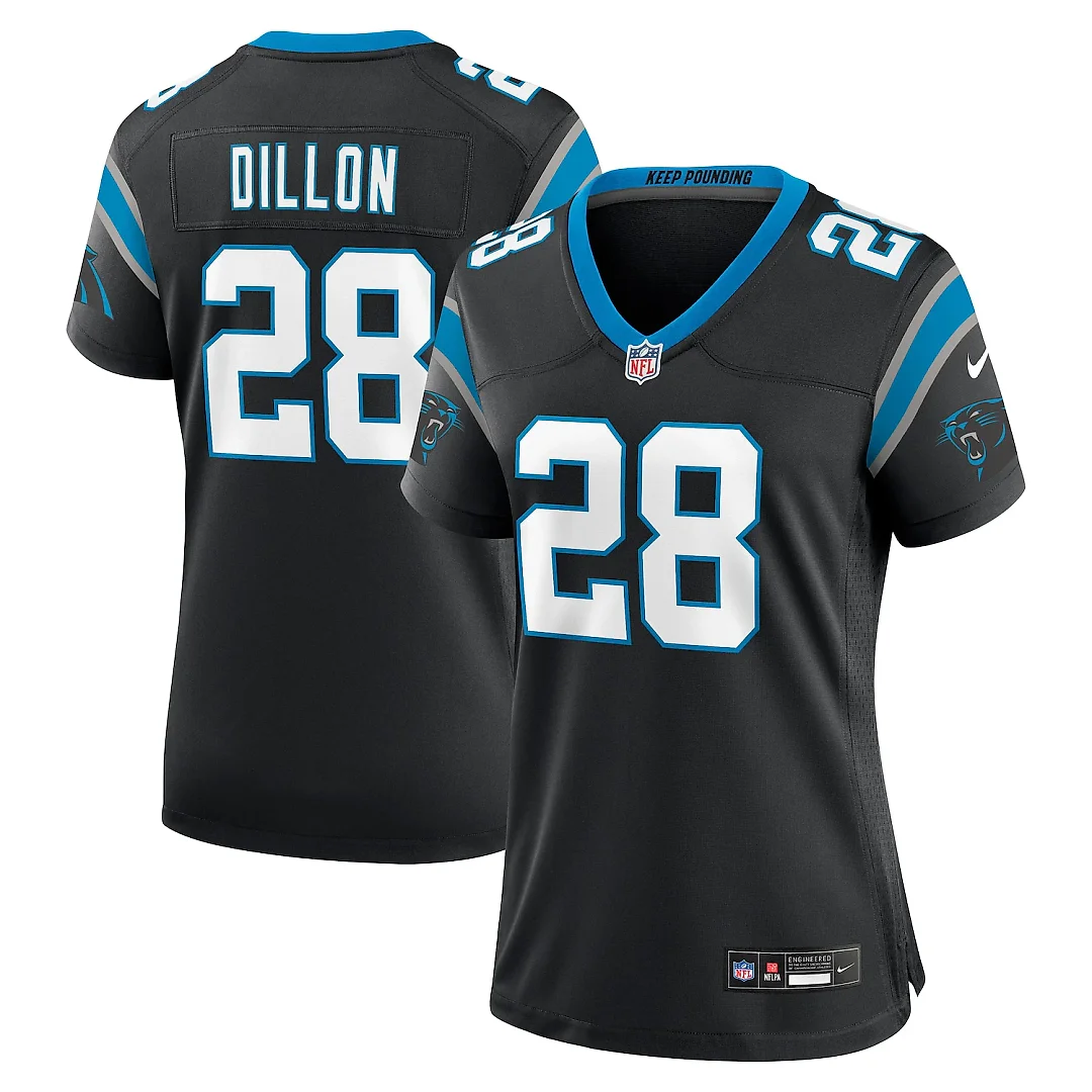Zennovawear AJ Dillon Carolina Panthers Women's Team Game Jersey - Black