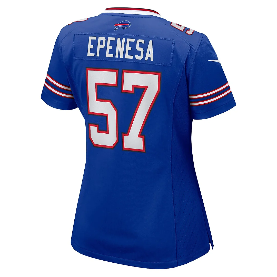 Zennovawear A.J. Epenesa Buffalo Bills Women's Game Jersey - Royal